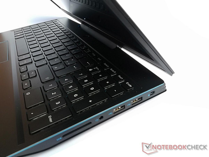 Dell G3 3500 được trang bị đầy đủ các cổng kết nối (Ảnh: Notebook Check)