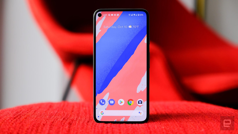 Google Pixel 5 (Ảnh: Engadget)