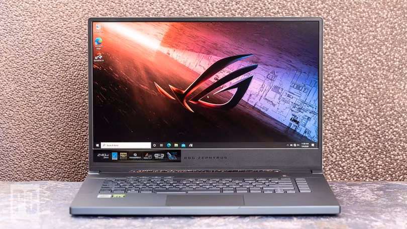 Asus ROG Zephyrus M15 sở hữu một thiết kế gọn nhẹ (Ảnh: PC Mag) Asus ROG Zephyrus M15 sở hữu một thiết kế gọn nhẹ (Ảnh: PC Mag)