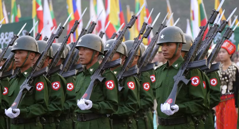 Quân đội Myanmar.