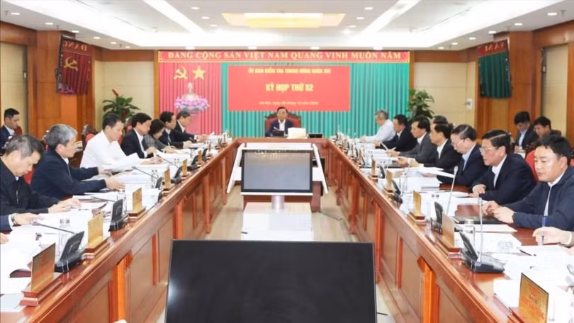 Ủy ban Kiểm tra Trung ương đã họp Kỳ thứ 52 tại Hà Nội.