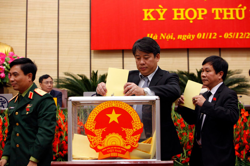 95,56% ĐB HĐND bầu ông Nguyễn Đức Chung làm Chủ tịch Hà Nội, kế nhiệm ông Nguyễn Thế Thảo 95,56% ĐB HĐND bầu ông Nguyễn Đức Chung làm Chủ tịch Hà Nội, kế nhiệm ông Nguyễn Thế Thảo