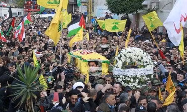 Đám tang của Samir Qantar tại Beirut ngày 21.12