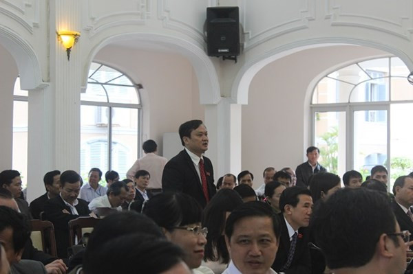 HĐND TP.Đà Nẵng chất vấn về tương lai của sân Chi Lăng - Ảnh: Lê Đình Dũng.