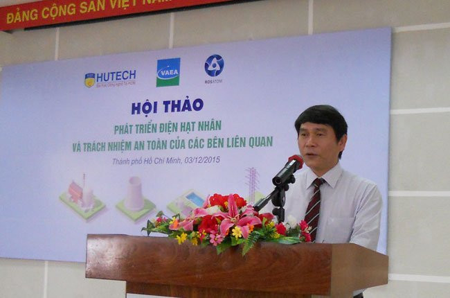 ông Hoàng Anh Tuấn, Cục trưởng Cục Năng lượng Nguyên tử, Bộ Khoa học và Công nghệ