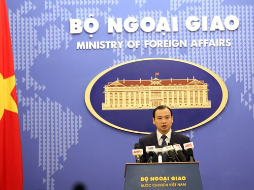 Người phát ngôn Bộ Ngoại giao Lê Hải Bình.