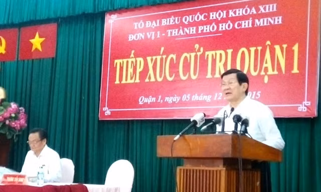 Chủ tịch nước Trương Tấn Sang: Tôi đã toàn tâm toàn ý nỗ lực thực hiện nhiệm vụ