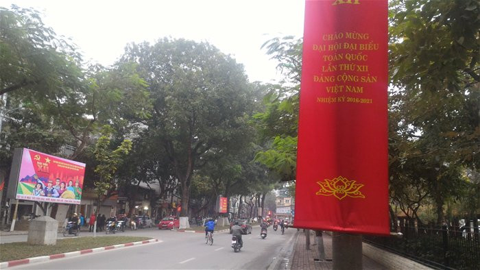 Đại hội Đảng XII họp phiên trù bị hôm nay (20-1). Ảnh: M.Đ