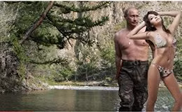 Cô gái người Ý làm clip “tỏ tình” với ông Putin 