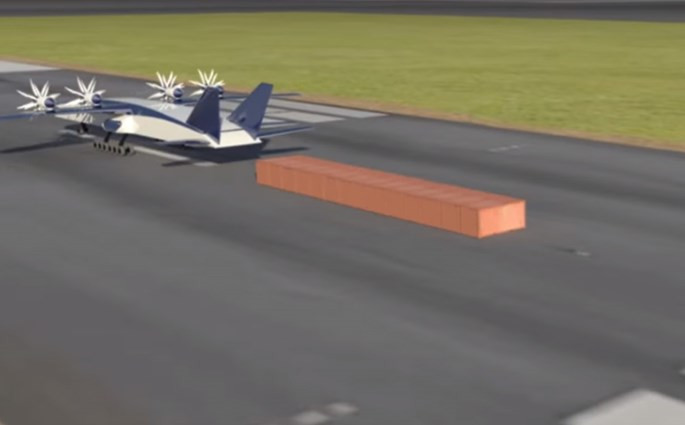 Boeing sáng chế tàu bay chở container ảnh 1