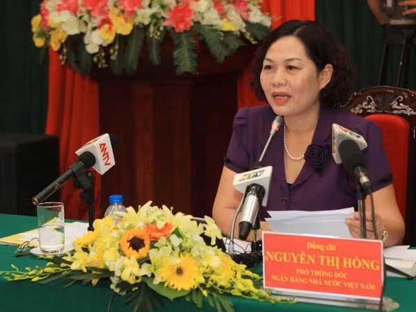 Phó Thống đốc Ngân hàng Nhà nước Nguyễn Thị Hồng. (Nguồn: Ngân hàng Nhà nước)