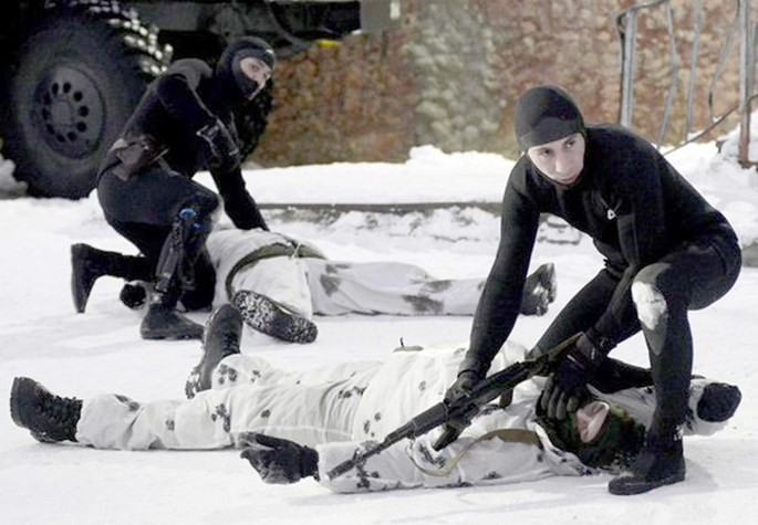 Video đặc công nước của Nga tập luyện bảo vệ căn cứ tàu ngầm ảnh 8 Video đặc công nước của Nga tập luyện bảo vệ căn cứ tàu ngầm ảnh 8