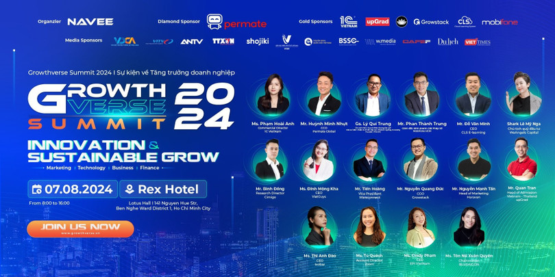 Khởi động GrowthVerse Summit 2024: Cú hích mạnh mẽ thúc đẩy tăng trưởng cho doanh nghiệp Việt