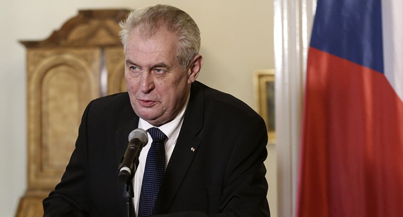 Tổng thống Séc Milos Zeman.
