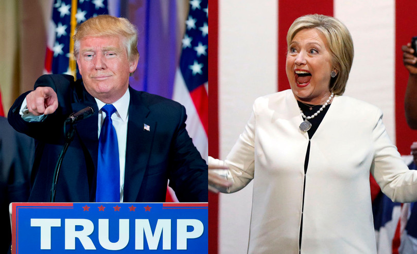 Donald Trump chê báo chí, Hillary Clinton vẫn tập trung vào vấn đề kinh tế.