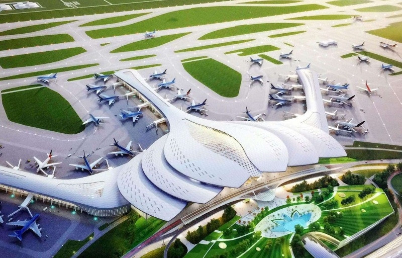 Dự án Sân bay Long Thành sẽ có 4 đường băng cất cánh hiện đại nhất có thể đón các loại máy bay 2 tầng khổng lồ; 4 nhà ga hiện đại có thể đón 100 triệu khách/năm (giai đoạn 1 là 25 triệu khách/năm dự kiến hoàn thành 02/9/2025).