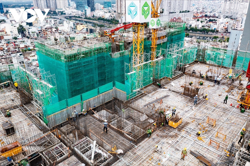 The Grand Manhattan đang được tiến hành thi công đúng tiến độ.