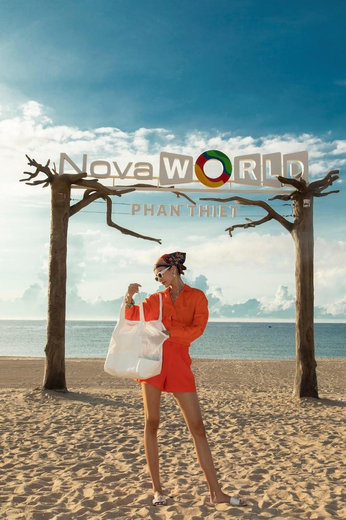 Cao Thiên Trang cho biết, khi đến với NovaWorld Phan Thiet, chắc chắn các bạn sẽ không thiếu hình đẹp đem về