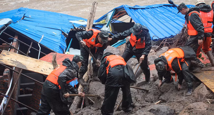 Lở đất tại Trung Quốc, ít nhất 14 người chết