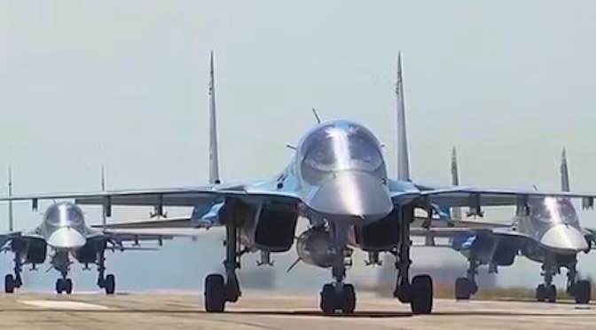 Chiến cơ Su-30 của Nga ở Hmeymime (ảnh tư liệu)