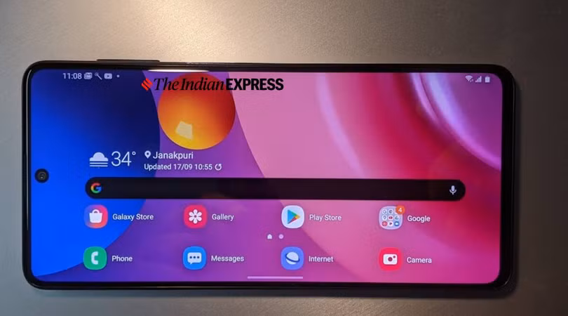 Samsung Galaxy M51 có dung lượng pin khủng (Ảnh: The Indian ExPress)