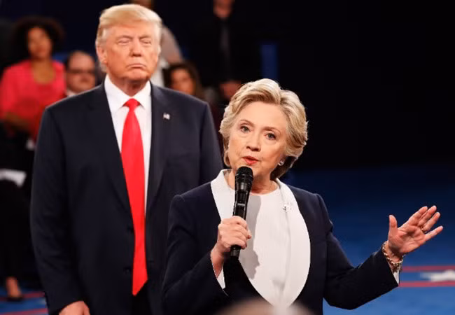 Cuộc tranh luận trực tiếp thứ hai giữa bà Hillary và ông Trump diễn ra sáng 10/10 theo giờ Việt Nam