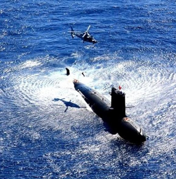 Trung Quốc tổ chức tập trận tự do đối kháng tàu ngầm ở Biển Đông. Nguồn ảnh: Thời báo Hoàn Cầu, Trung Quốc.
