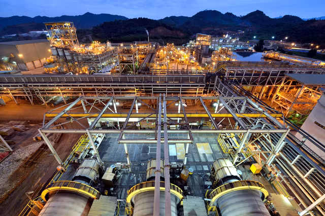 Mỏ Núi Pháo của Công ty TNHH Tinh luyện Vonfram Núi Pháo – H.C.Starck. Nguồn:Công ty