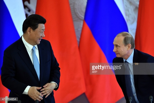 Lãnh đạo Trung - Nga (ảnh: GI).