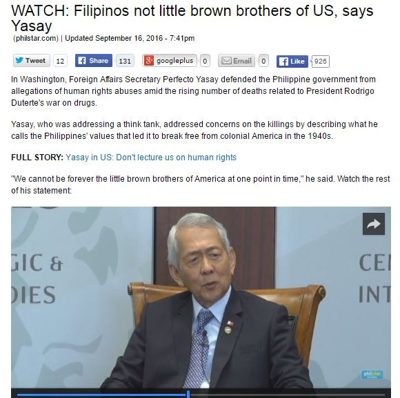 Đoạn video đăng tải trên báo Phistar hôm 16.9.