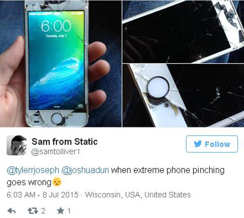 Không ít du khách phải trả giá đắt khi việc thử thành thật. Năm 2013, trên thế giới cũng xuất hiện trào lưu nhảy Harlem Shake, năm 2014 là thử thách dội nước đá. Ảnh:Twitter.