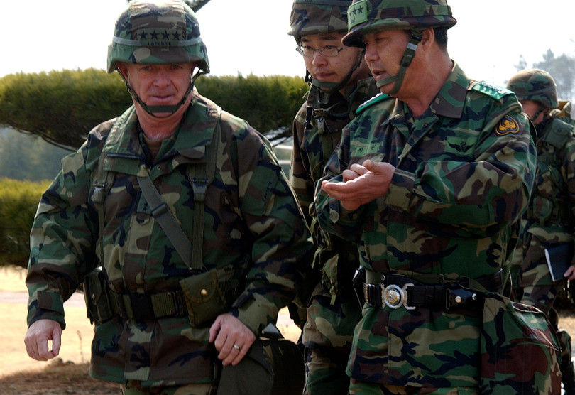 Tướng lĩnh liên quân Mỹ - Hàn.