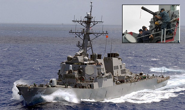 Ngày 30/1/2016, tàu khu trục USS Curtis Wilbur tiến hành tuần tra vùng biển 12 hải lý gần đảo Tri Tôn thuộc quần đảo Hoàng Sa của Việt Nam. Nguồn ảnh: Internet