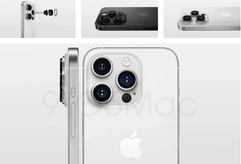Cụm camera sau của iPhone 15 Pro sẽ lớn hơn so với người tiền nhiệm (Ảnh: Gizmochina) Cụm camera sau của iPhone 15 Pro sẽ lớn hơn so với người tiền nhiệm (Ảnh: Gizmochina)