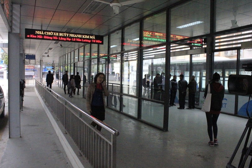 Nhà chờ của tuyến buýt nhanh BTR