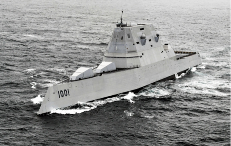 Tàu khu trục tàng hình USS Zumwalt của Hải quân Mỹ (Ảnh: Asia Times) Tàu khu trục tàng hình USS Zumwalt của Hải quân Mỹ (Ảnh: Asia Times)