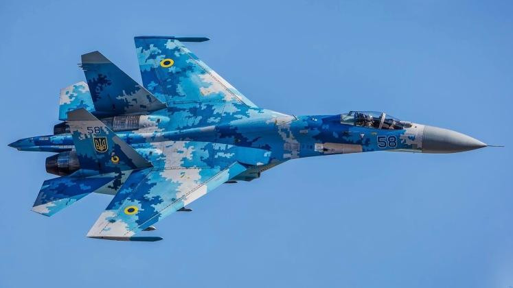 Máy bay chiến đấu Su-27 của Không quân Ukraine (Ảnh: Military Watch Magazine)