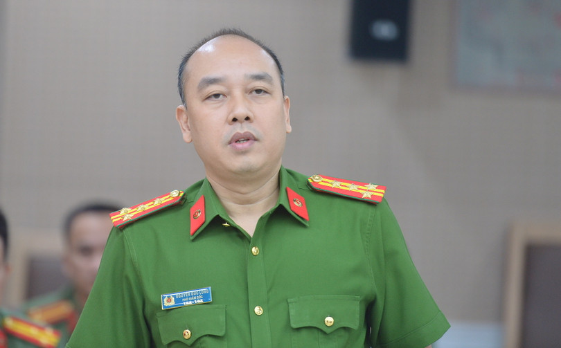 Đại tá Nguyễn Đức Long, Phó Giám đốc Công an TP Hà Nội. Ảnh: H.N.