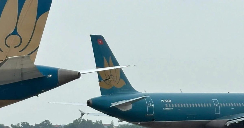 Cục Hàng không lập tổ điều tra vụ hai máy bay va chạm tại Sân bay Nội Bài