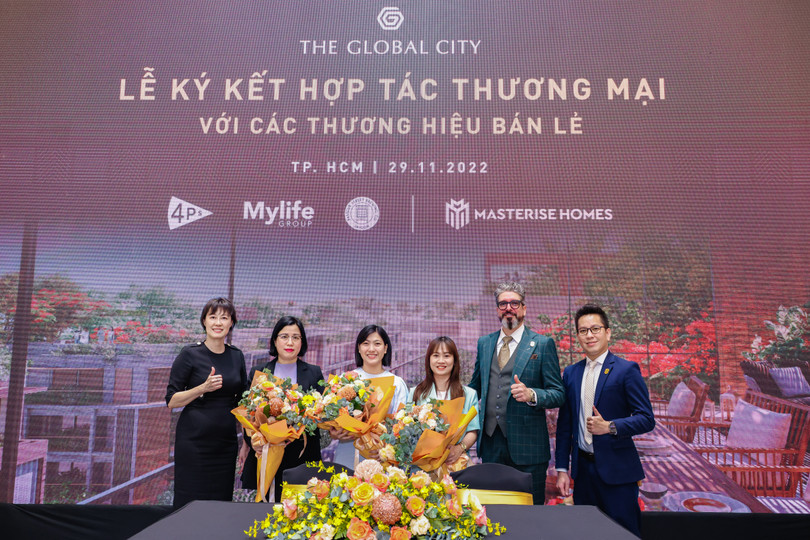 Masterise Homes ký kết hợp tác cùng các thương hiệu F&amp;B nổi tiếng vào sáng cùng ngày, các thương hiệu sẽ có mặt tại The Global City trong thời gian tới.