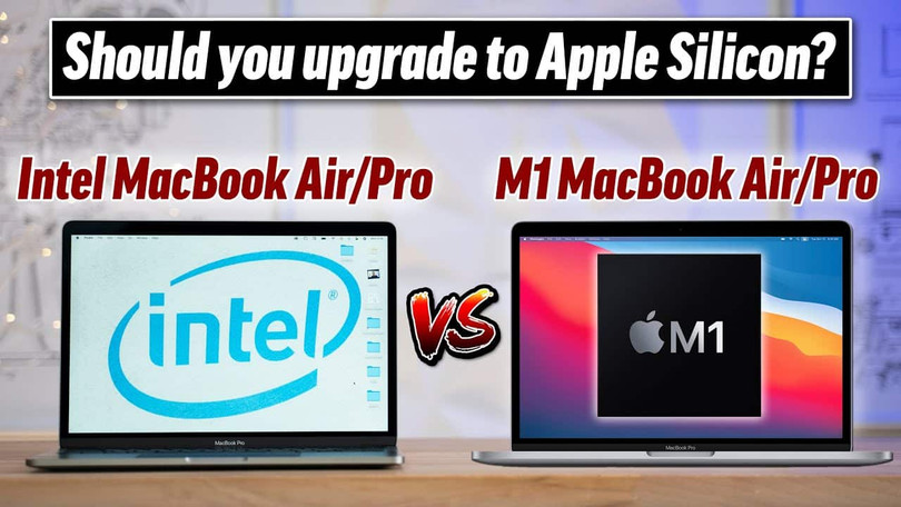 Macbook Air 2020 M1 vs Macbook Pro 13 2020 (Ảnh: Youtube) Macbook Air 2020 M1 vs Macbook Pro 13 2020 (Ảnh: Youtube)
