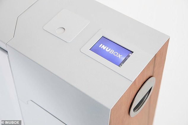 Màn hình hiển thị trên Inubox (Ảnh: Dailymail)