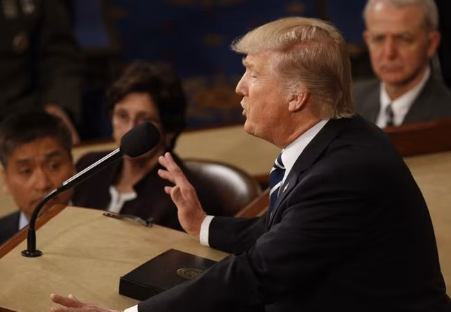Tổng thống D. Trump phát biểu trước Hạ viện