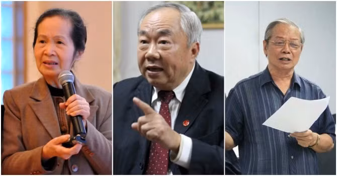  Từ trái qua, bà Phạm Chi Lan, ông Vũ Mão, ông Võ Đại Lược