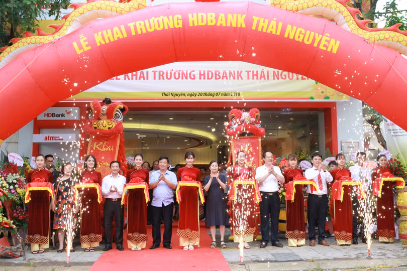 Lễ khai trương Chi nhánh Thái Nguyên của HDBank.