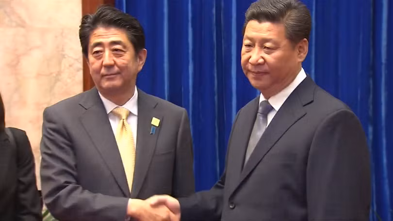 Lãnh đạo Nhật - Trung (ảnh minh họa)