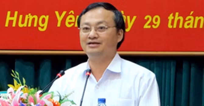 Ông Đỗ Tiến Sỹ, Bí thư Tỉnh ủy Hưng Yên.