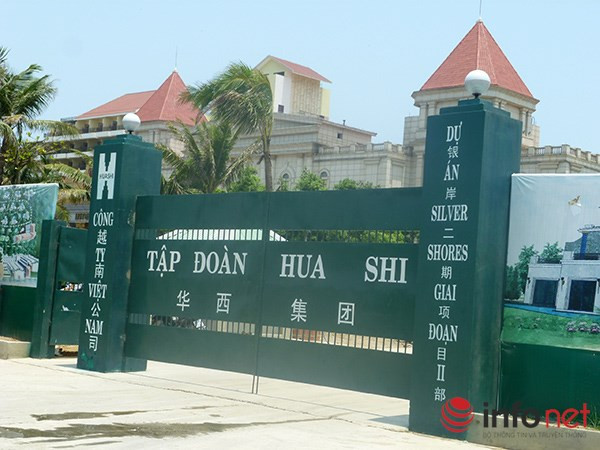 doCông tyCông tyTNHH Đầu tư và phát triển Sliver Shores (chủ khách sạn Crowne Plaza ở bên cạnh) làm chủ đầu tư,Công ty TNHH Sichuan Huashi Việt Nam (thuộc Tập đoàn Huashi, Trung Quốc) làm tổng thầu (Ảnh: HC)