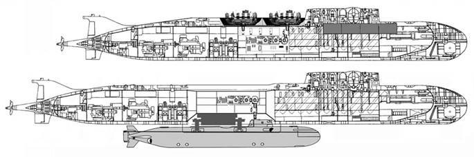 Rò rỉ hình ảnh 2 loại tàu ngầm hạt nhân mới nhất của Nga ảnh 1