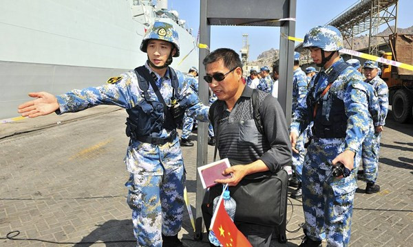 Lính TQ giải cứu công dân TQ ở Yemen